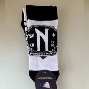 Primark Wednesday Addams Nevermore Socks, Pack of 3